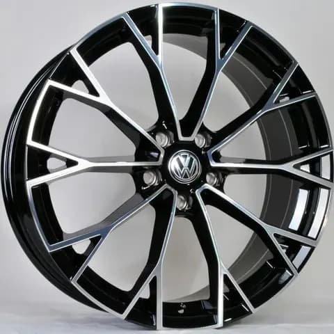 Диск TS-5686 Black Machined Face with Clear Lacquer R19 Чёрный