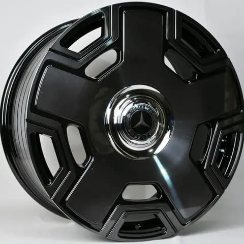 Диск ZB-3053 BMF BLACK VARNISH R21 Чёрный с полированной лицевой частью