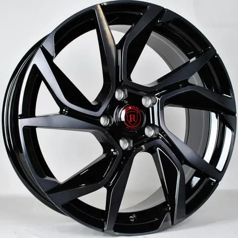Диск ANZ-5662 BMF Black Clear R16 Чёрный с полированной лицевой частью