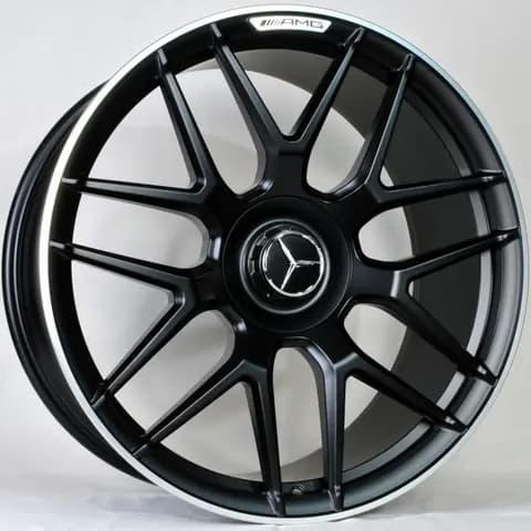 Диск TS-095 Matt BML R21 Чёрный с фрезеровкой