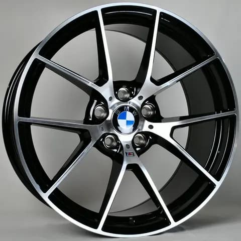 Диск TS-5342 BMF R19 Чёрный с полированной лицевой частью