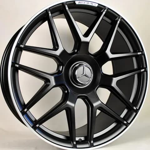 Диск TS-095 Matt BML R22 Чёрный с фрезеровкой