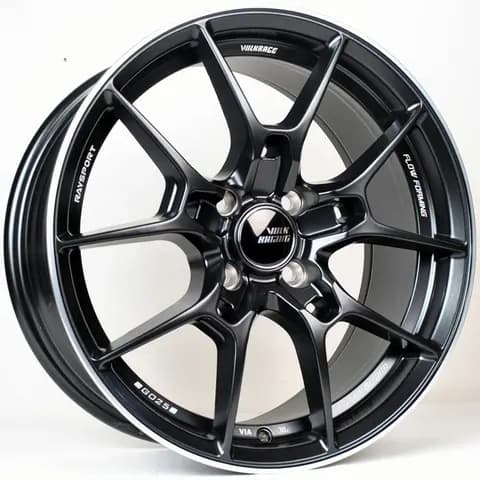 Диск ANZ-0447 Matt Black Milling R16 Чёрный с фрезеровкой