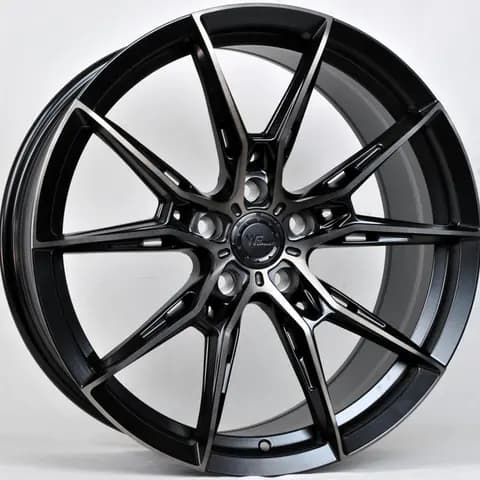 Диск XN-5158 Matte BMF Dark Varnish R19 Чёрный с полированной лицевой частью