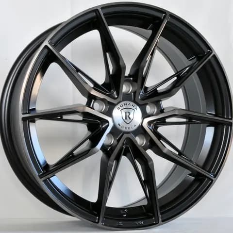 Диск XN-5093 Matte BMF Black Varnish R16 Чёрный с полированной лицевой частью