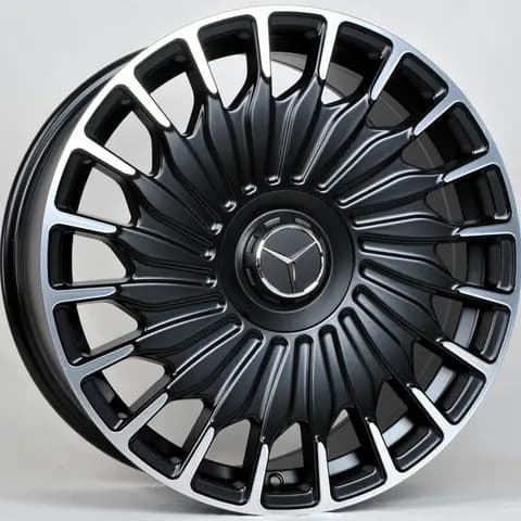 Диск ANZ-0042 Matt BML R19 Чёрный с фрезеровкой