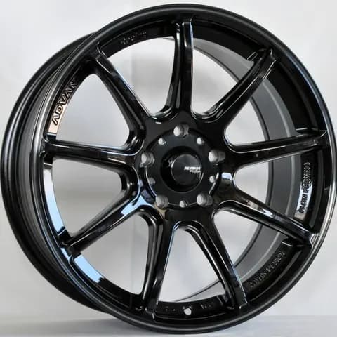 Диск ANZ-9024 Black Milling Black Varnish R17 Чёрный с фрезеровкой